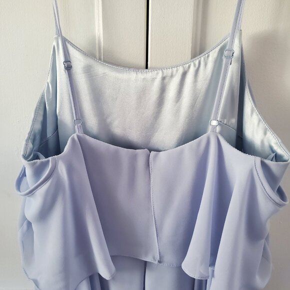 Powder Blue Off Shoulder Maxi - Picture 2 of 6